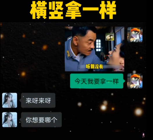 横竖拿一样-老子受不了了老子得不到你的人就要得到你的心，微信,QQ,表情包,视频,素材,下载-村里姑娘-资源整合-买卖站