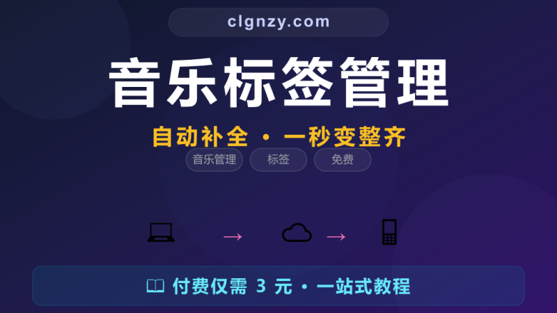 下载的音乐全乱码没封面？MusicBrainz Picard 自动识别补全，一秒变整齐-村里姑娘-知识付费与AI资源整合平台
