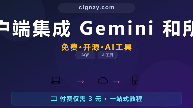 AI 工具装了一大堆来回切换？一个客户端集成 Gemini 和所有模型-村里姑娘-知识付费与AI资源整合平台