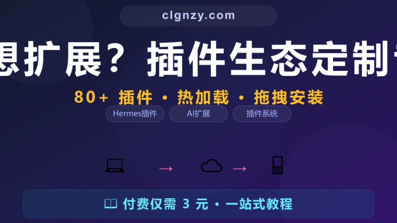 功能不够用想扩展？插件生态定制专属 Agent-村里姑娘-知识付费与AI资源整合平台
